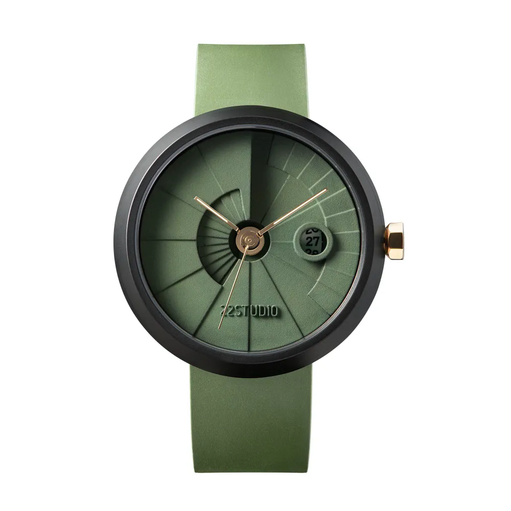 4D Concrete Watch 44MM Decade Edition Moss