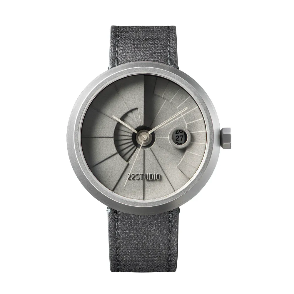 4D Concrete Watch 44MM Decade Edition Carbon