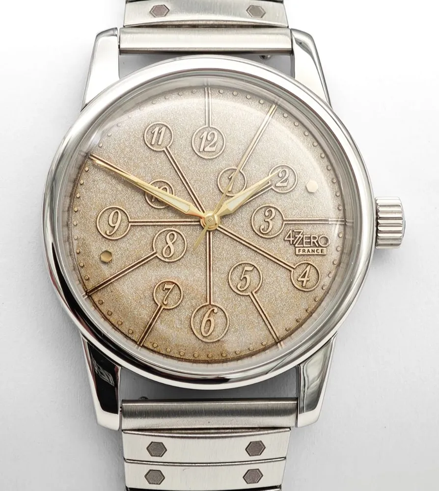 47ZERO Odd-Hours, Double-Dome, Champagne, Vintage-Vibe, 38mm, photo 1 of 1