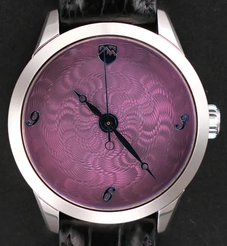 Antero (40mm) - Raspberry Grade 5 Anodized Niobium Dial