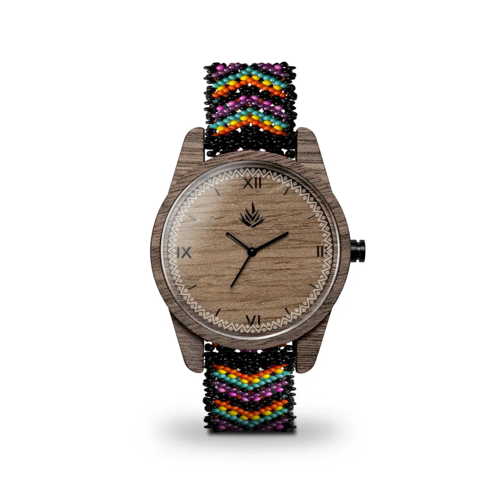 Línea Edición Limitada | Día de Muertos | 50 Piezas | 44mm | Nogal