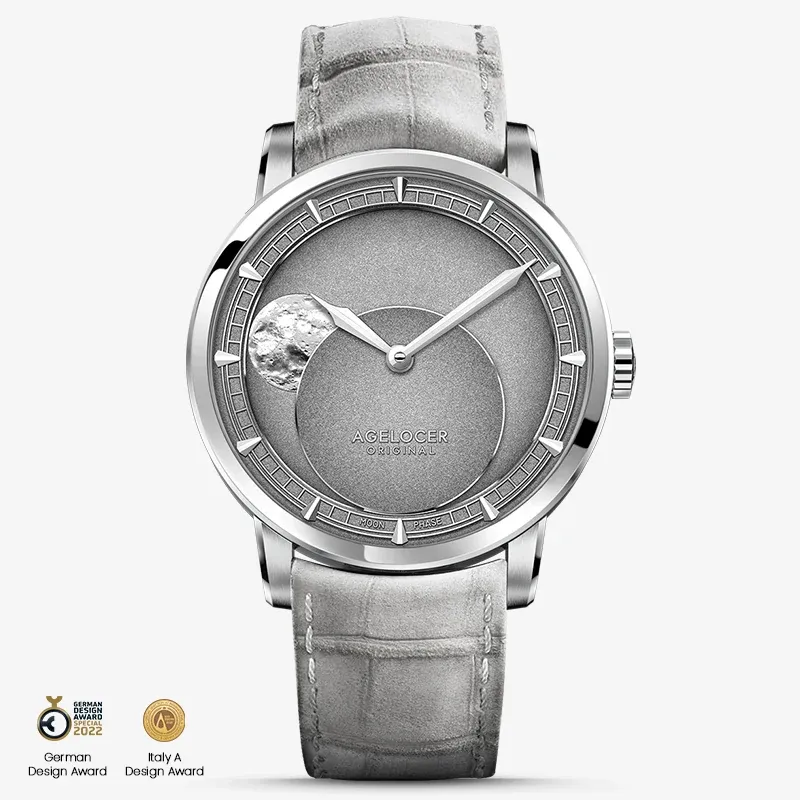 AGELOCER Major Breakthrough 29.51-Days MoonPhase Original Astronomer Men's Mechanical Watch