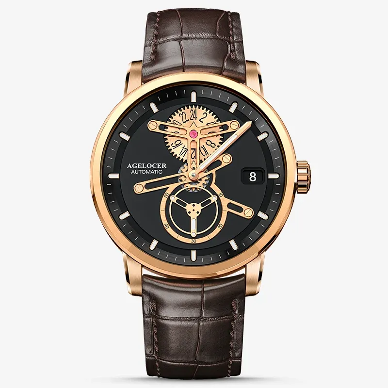 AGELOCER Original Space Station Series Men Automatic Luminous Mechanical Watches