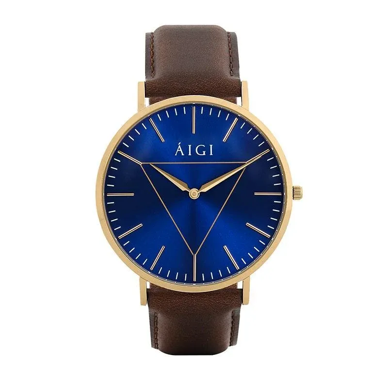 Aigi Watches BARENTS SEA 40MM 19 - BRUN SKINN, photo 1 of 3