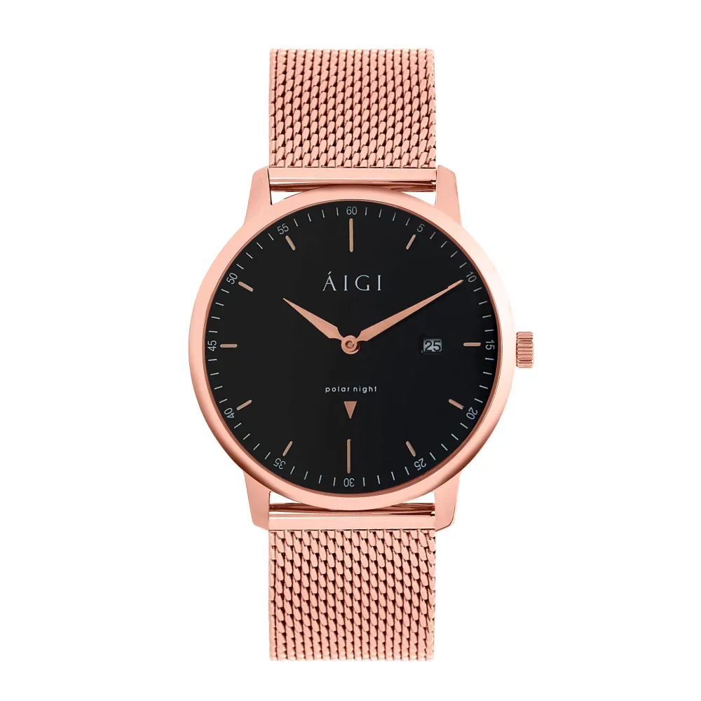 Aigi Watches MØRKETID 40MM - MESH, photo 1 of 3