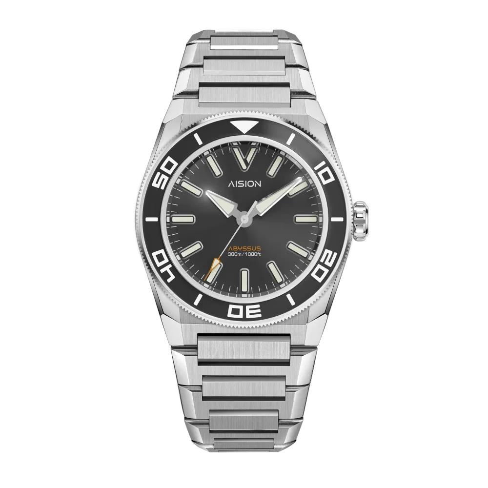HANG ABYSSUS - Dark Grey Sunburst Dial - Bracelet