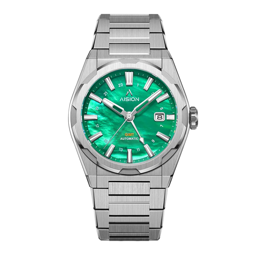 HANG GMT - Green MOP Dial