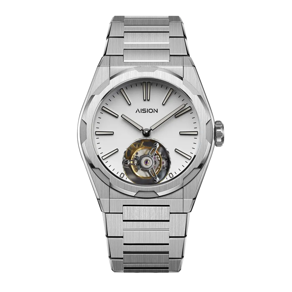 Tourbillon - Modern Minimalism Dial - White