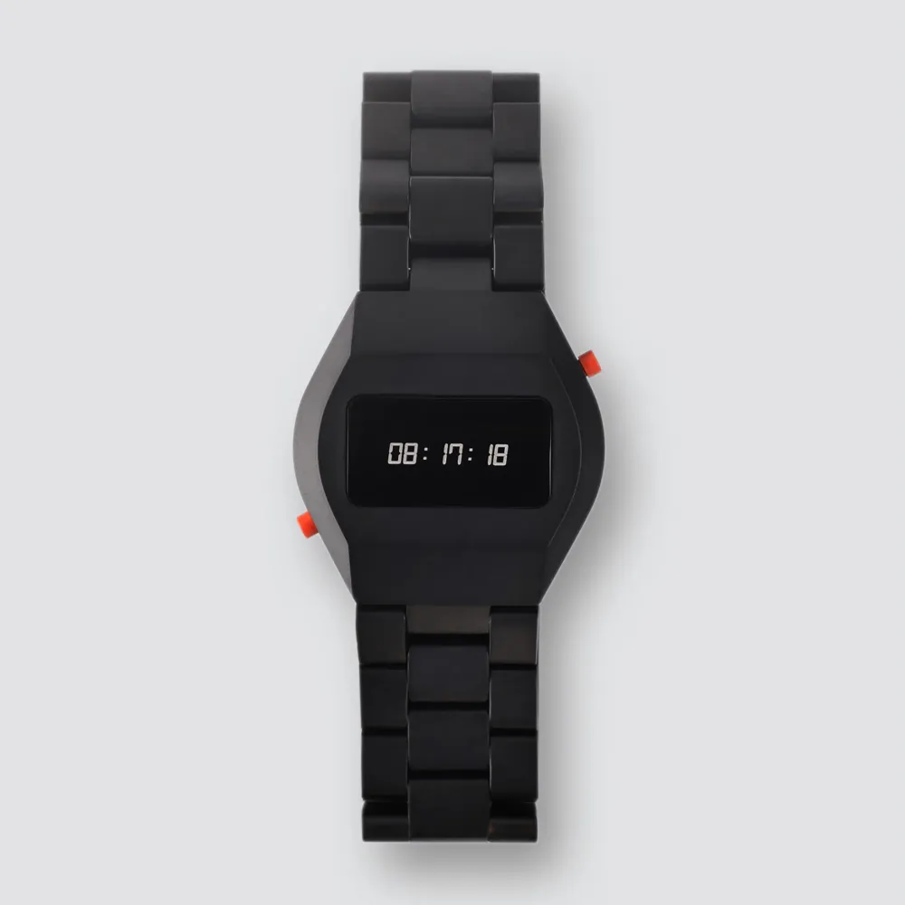TIME:LESS:NESS - 1970 - The digital watch (Bracelet - Black)