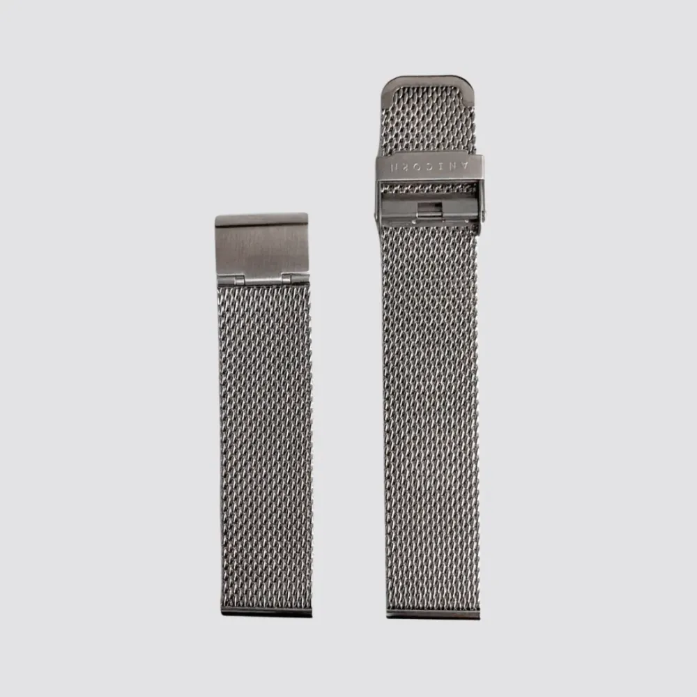 Anicorn - Milanese Mesh Watch Bracelet - Polished Steel
