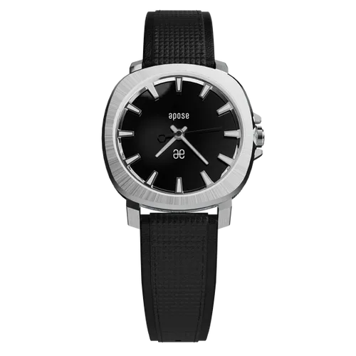 Montre N°3 Pur - Noir de jais / Bracelet Cuir