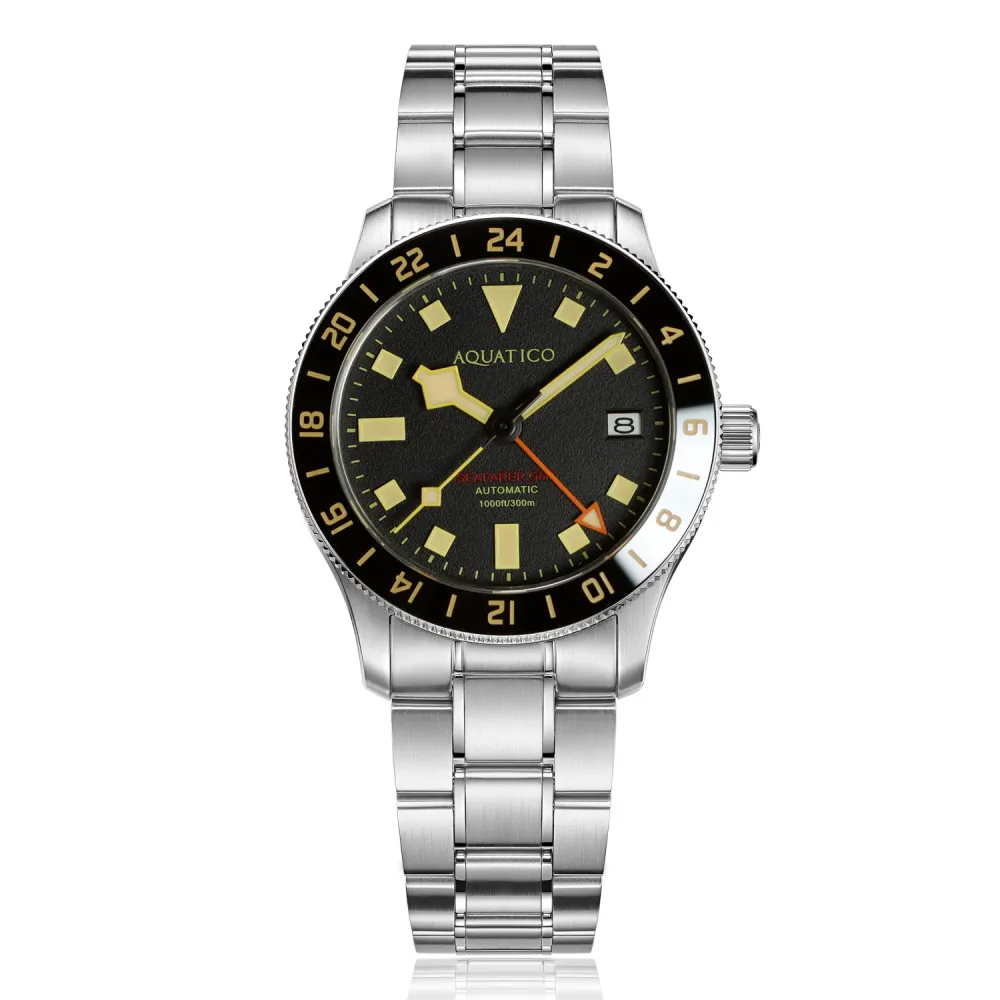 Aquatico SEAFARER 38mm GMT