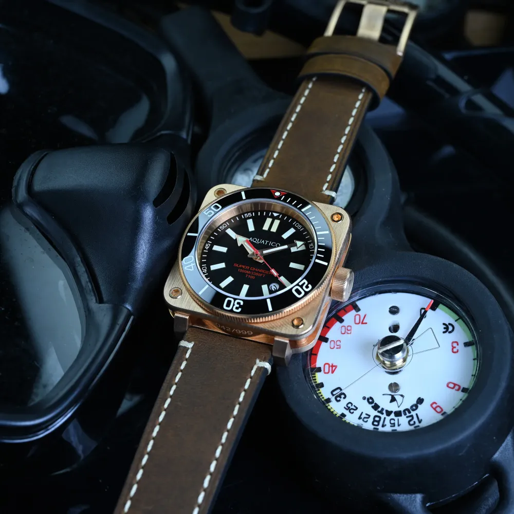 Pre-Order Super Charger Bronze Black Dial Watch