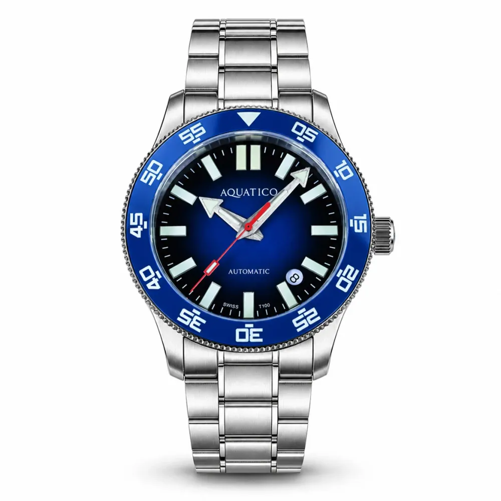 Pre-Order Atlas Tritium Watch Fumé Blue Dial