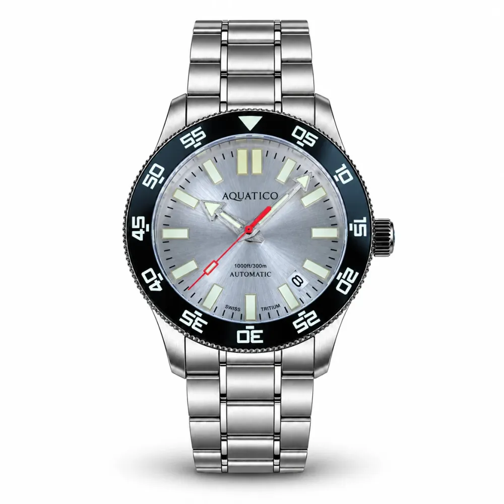 Pre-Order Atlas Tritium Watch Silver Dial