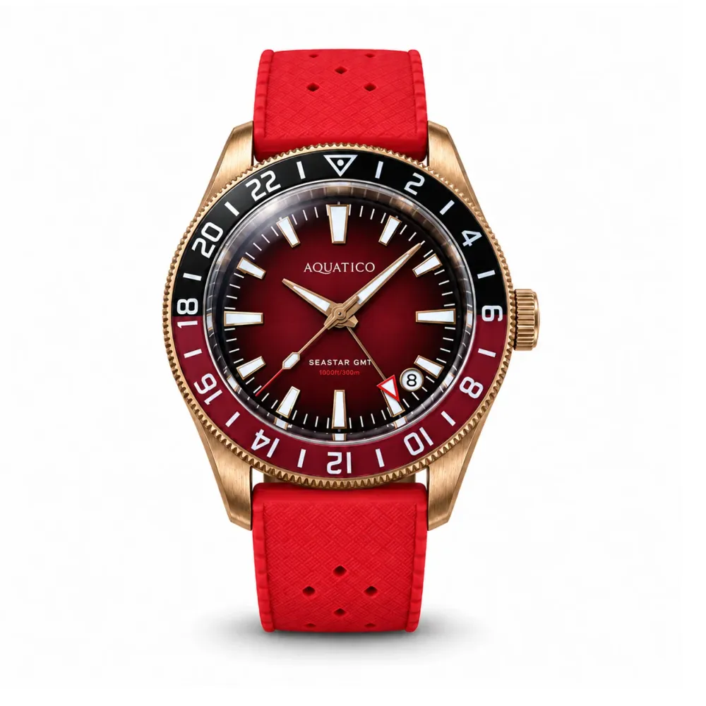 Bronze Star GMT Fumé Red Dial
