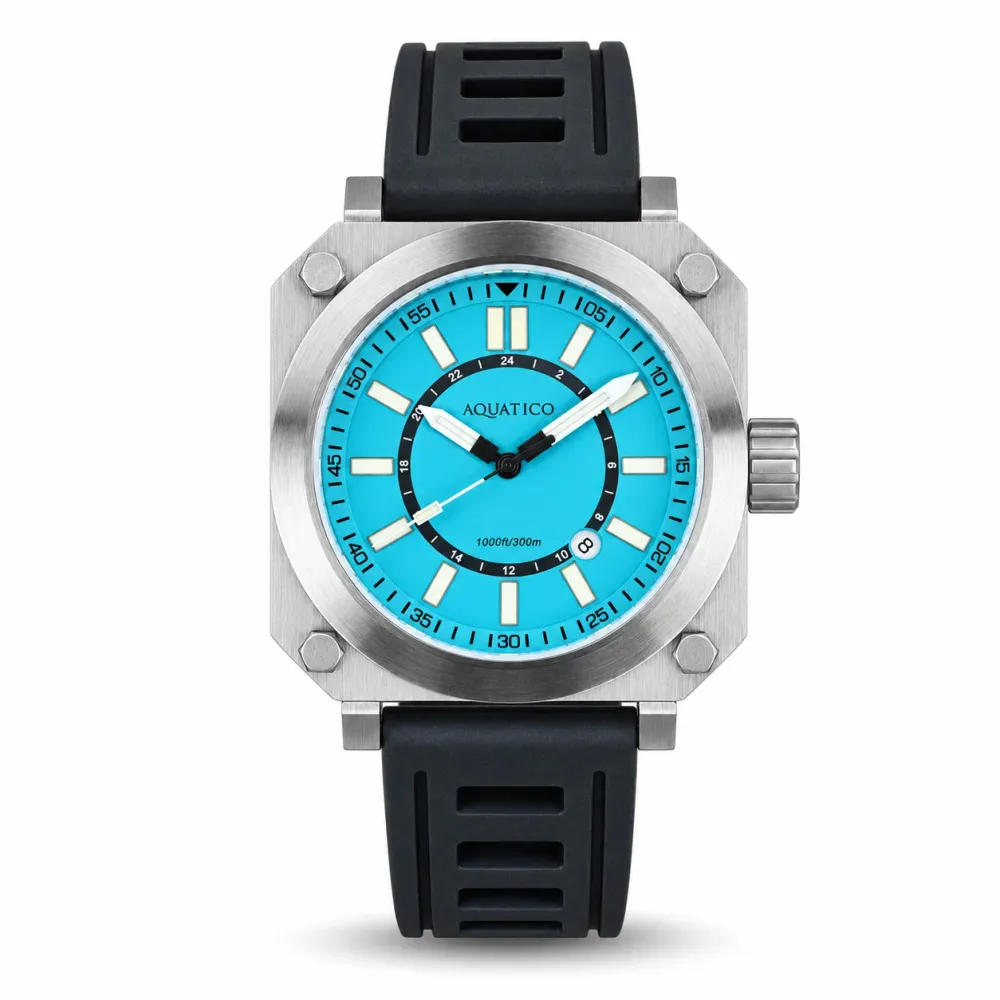 Pre-Order Ironblock Tritium Blue Dial