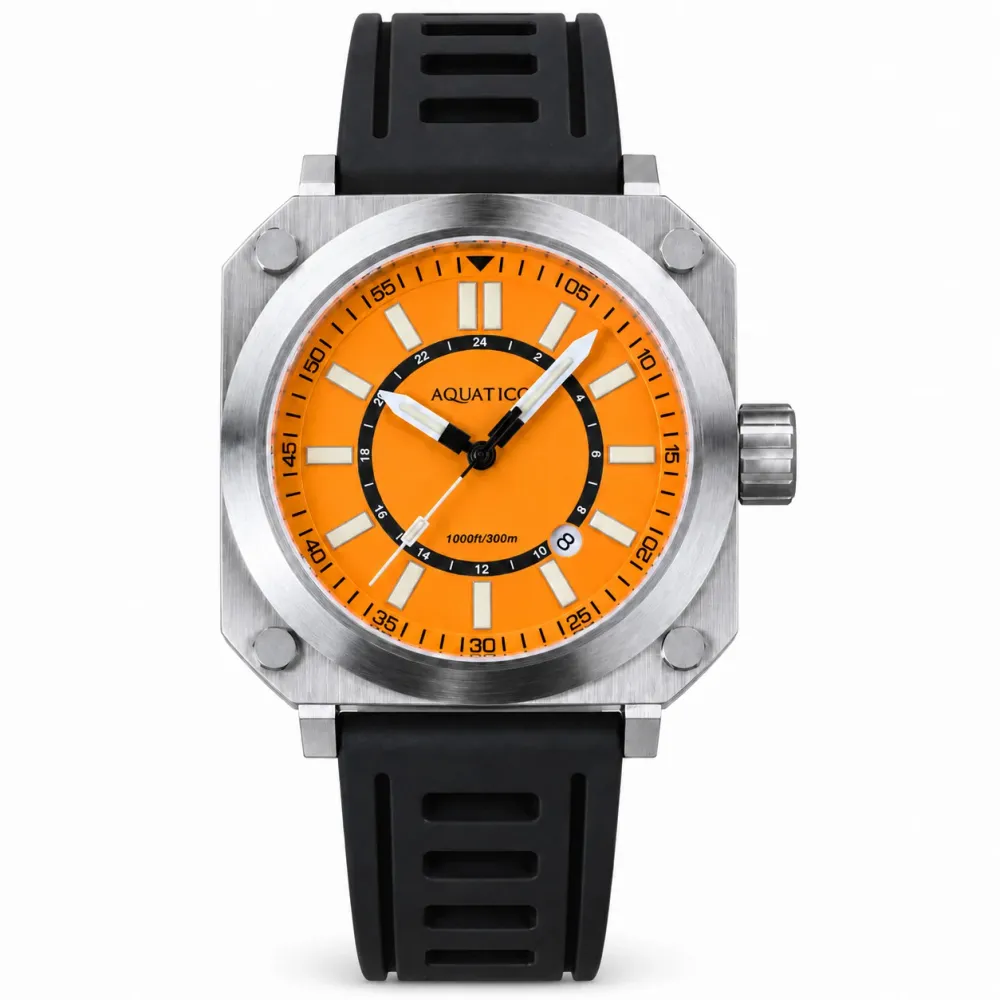 Pre-Order Ironblock Tritium Orange Dial
