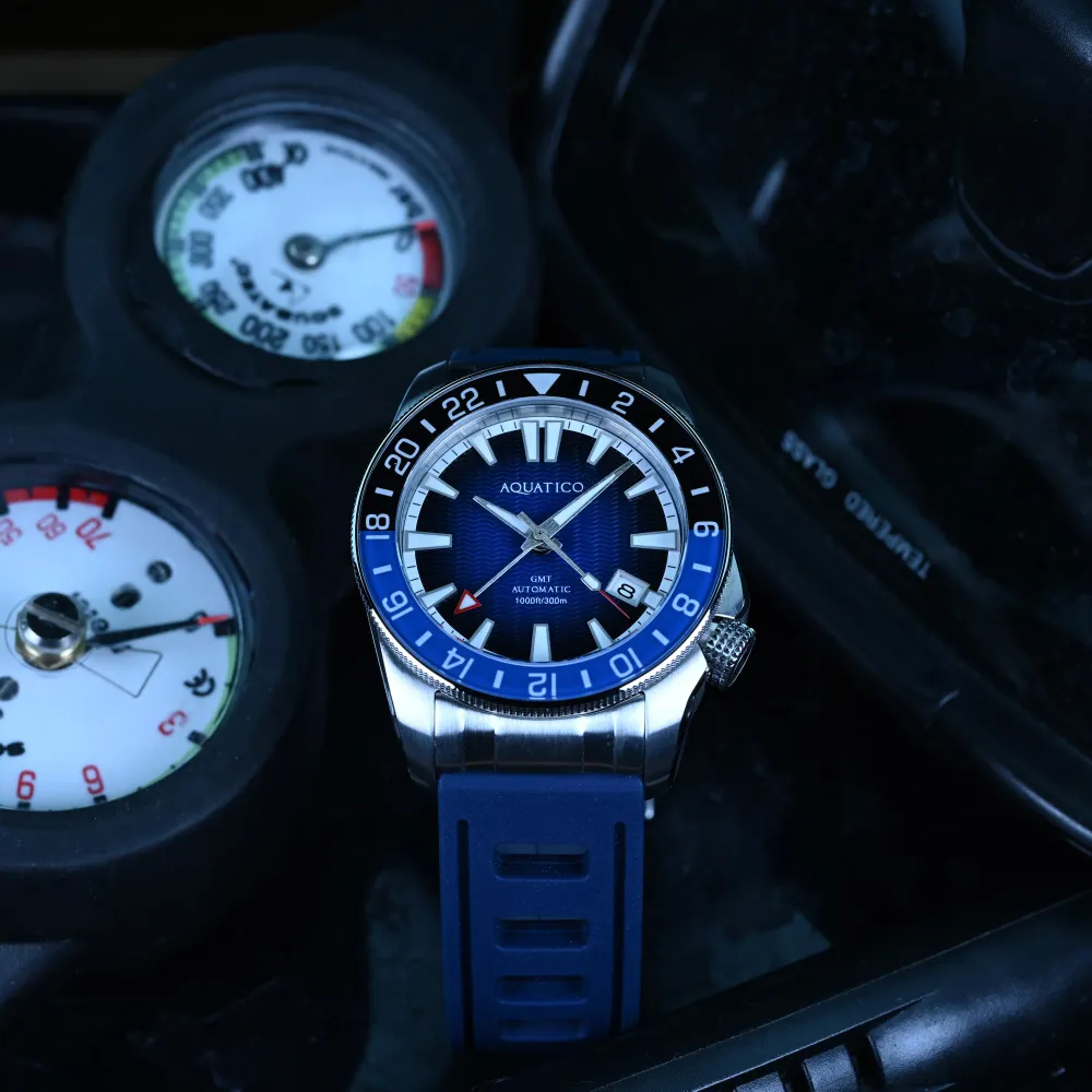 Sea Ranger GMT Fumé Blue Dial