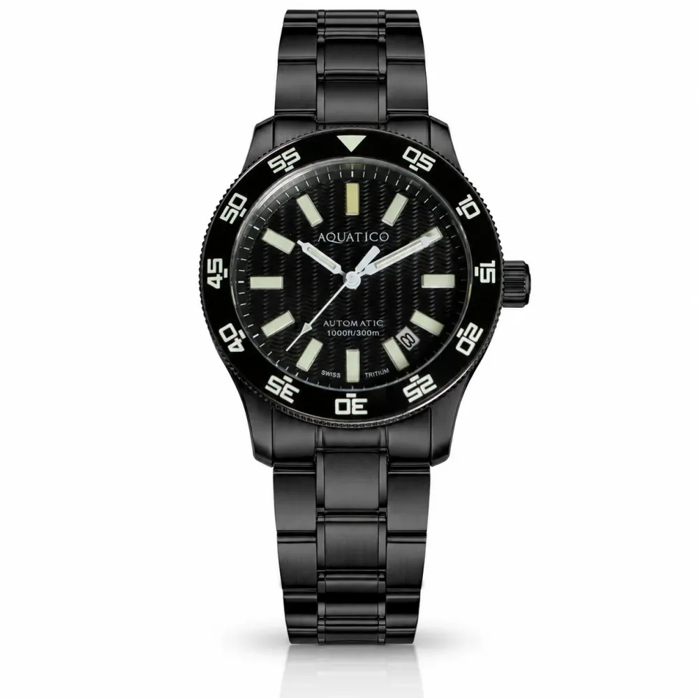 Pre-Order Sea Sentinel Tritium DLC Black Black Dial
