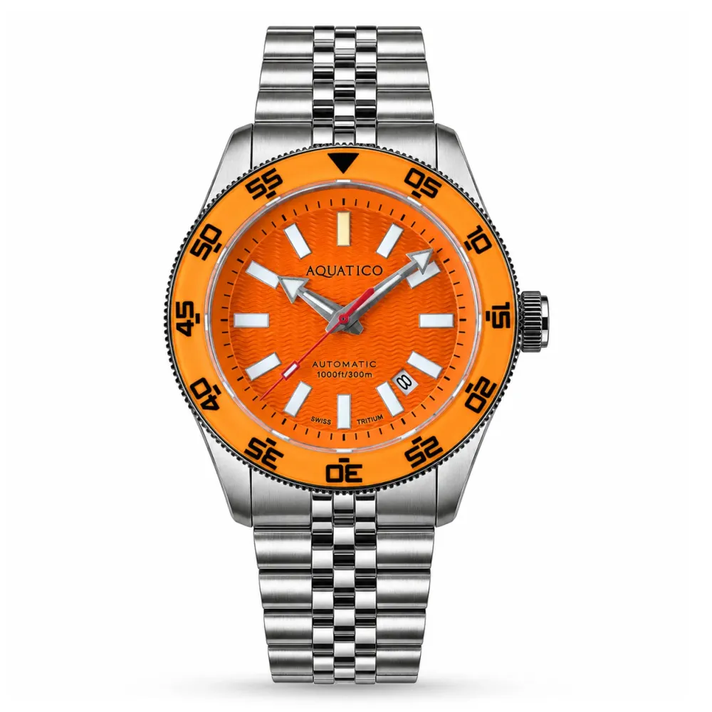Pre-Order Sea Recon 42mm Tritium Orange Dial Orange Bezel