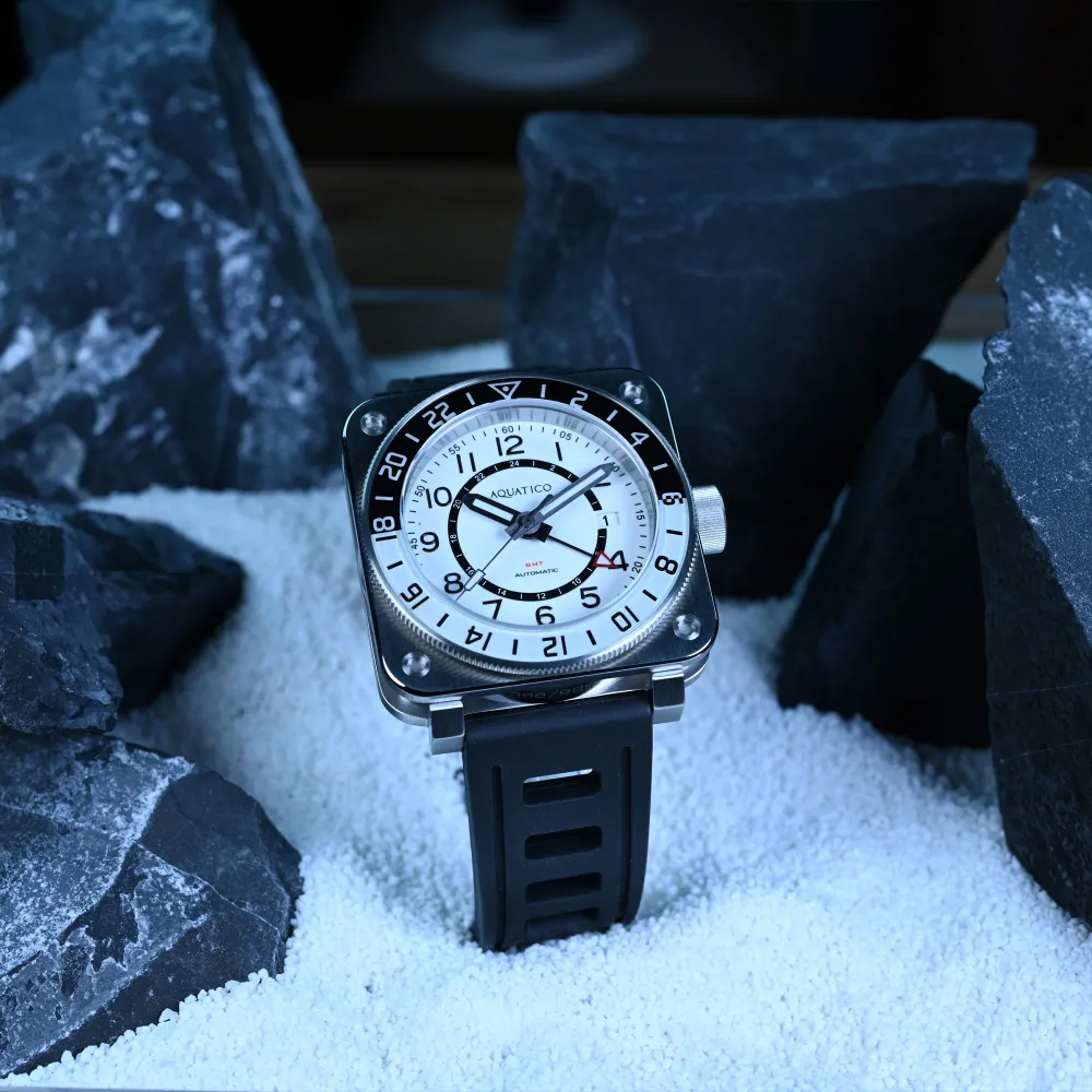 Steel Man GMT Full Lume Dial