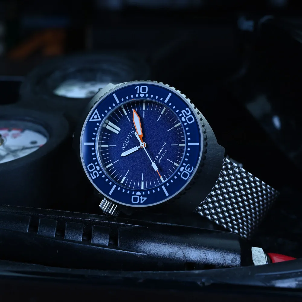 Super Marine Blue Dial Left Crown（PT-5000)