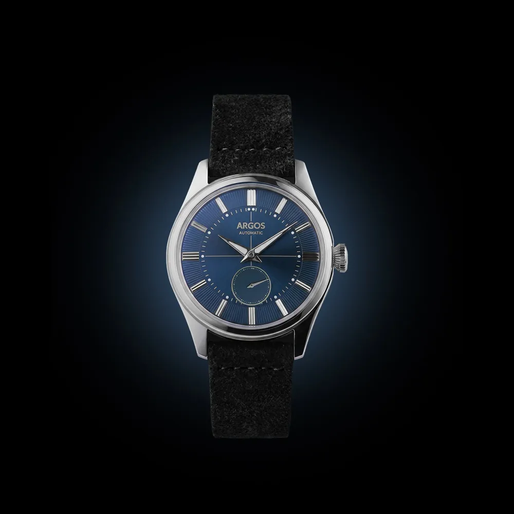 Apollo III - Constellation Blue Silver Leather