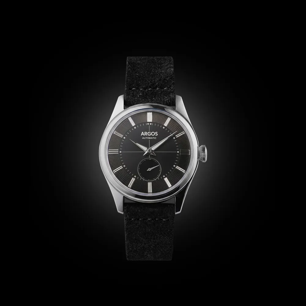 Apollo III - Onyx Black Silver Leather