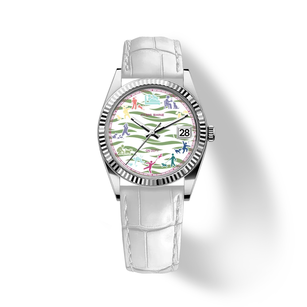 EONDATE CLASSIC LEATHER WATCH