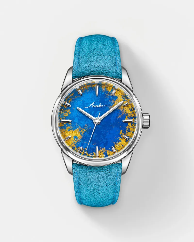 Son Mài - Frosted Leaf « Royal Blue »