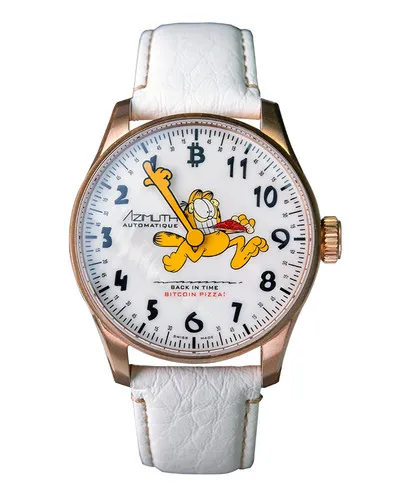 GARFIELD BITCOIN PIZZA! BACK-IN-TIME