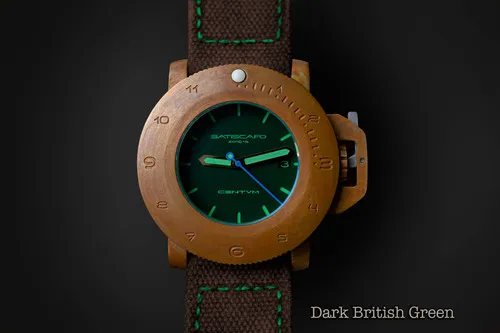 British Green Zero45 Bezel Bronze TMI NH35A