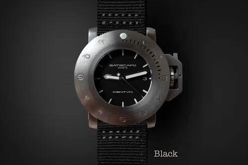 SWISS ETA Black Dial Zero45 Titanium Bezel