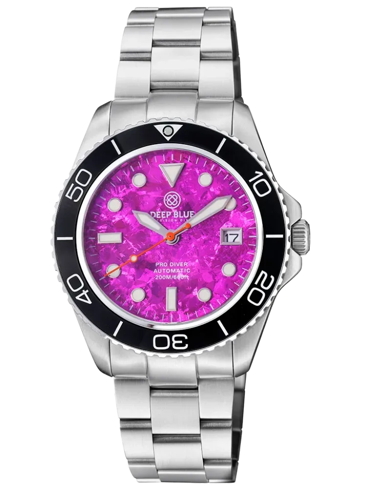 Pro Diver 200 — Red Purple Titanium