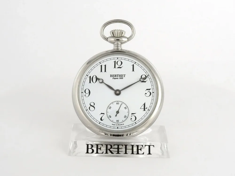 Berthet LÉPINE montre poche CHIFFRES ARABES BLANCHE, photo 1 of 1