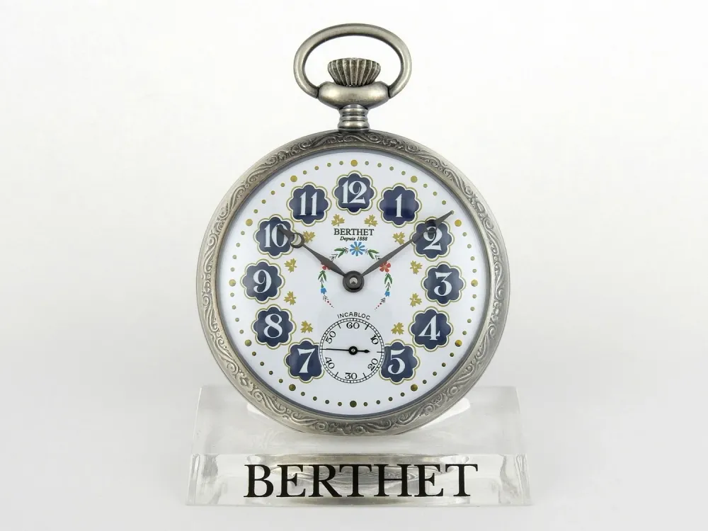 Berthet LÉPINE mécanique VIEIL ARGENT 48mm, photo 1 of 1