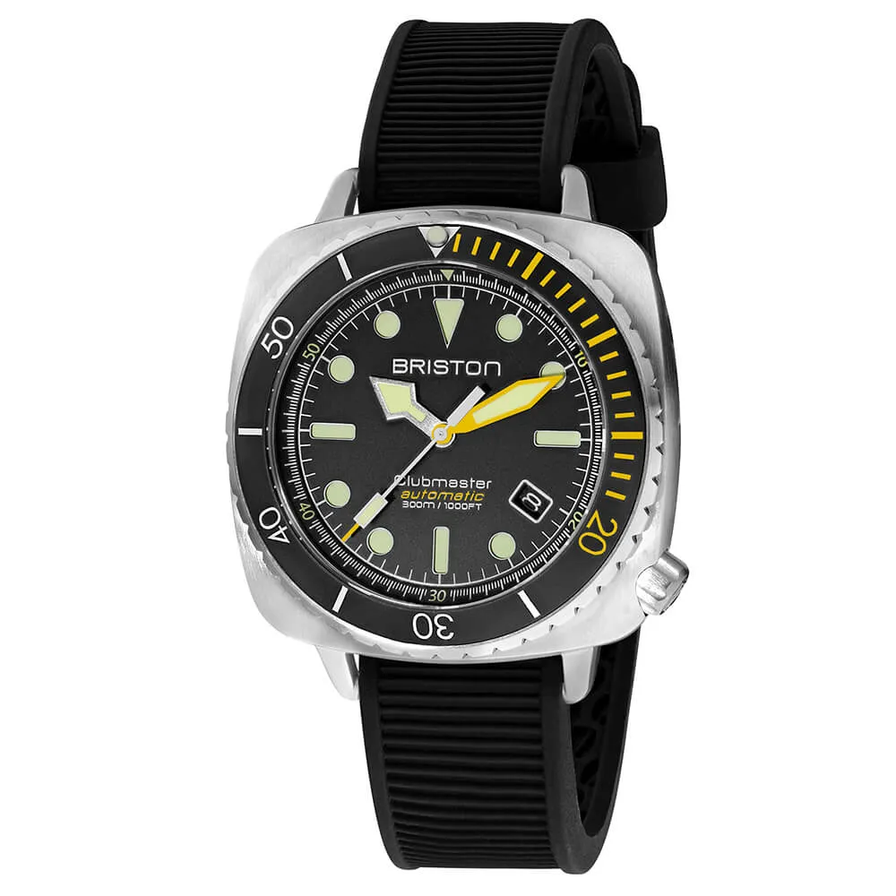 Clubmaster Diver Pro - Acier - Noir/Jaune