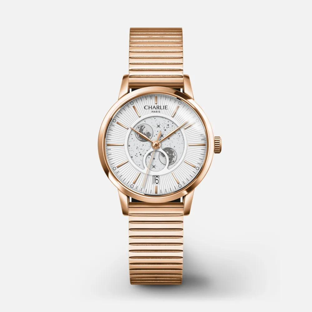 SULLY - Phase de Lune - Doré rose