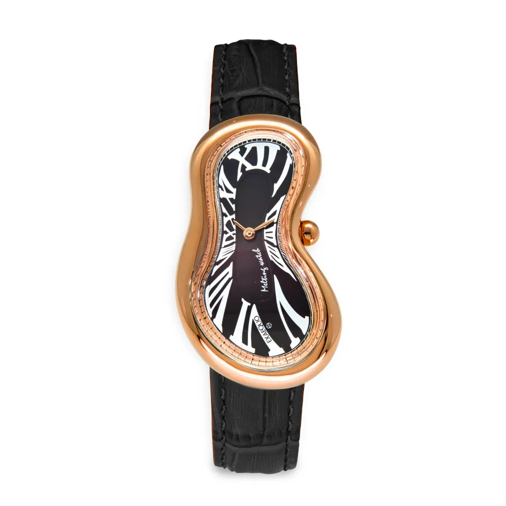 Classic Melting Stainless Steel 316L Black - PVD Rose Gold