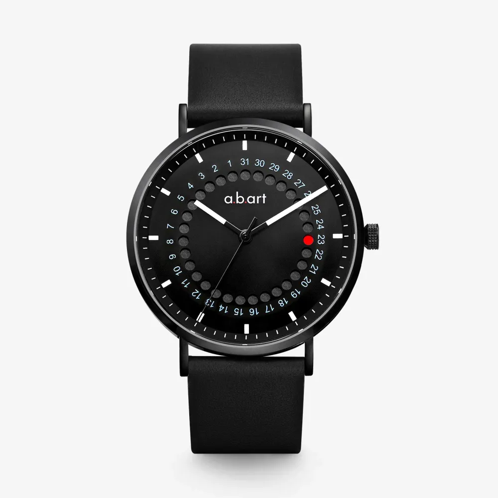 Freiburg 265 – Jumping Date Leather Watch · Swiss Ronda 715 (Swiss Parts) · Sapphire · 41mm