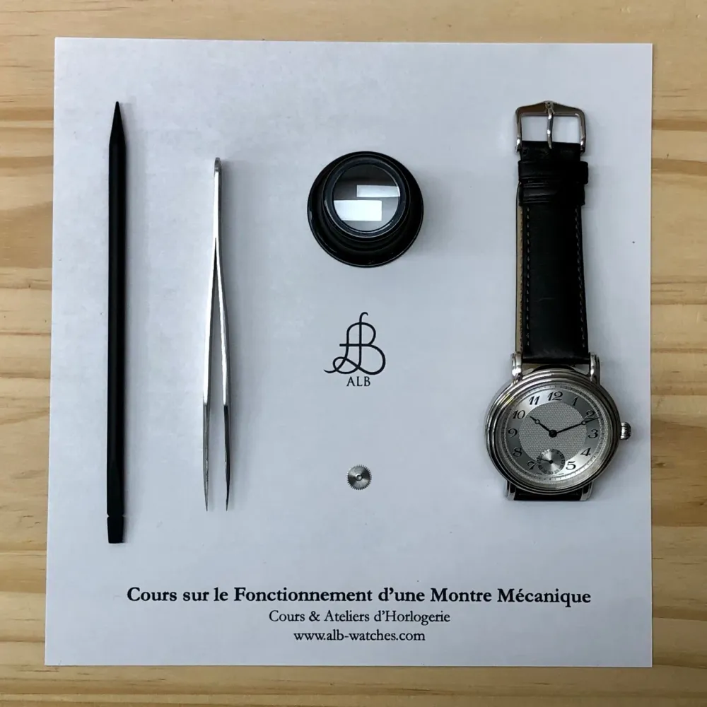 Cours d'Horlogerie à l'Atelier - Fonctionnement d'une Montre Mécanique Simple
