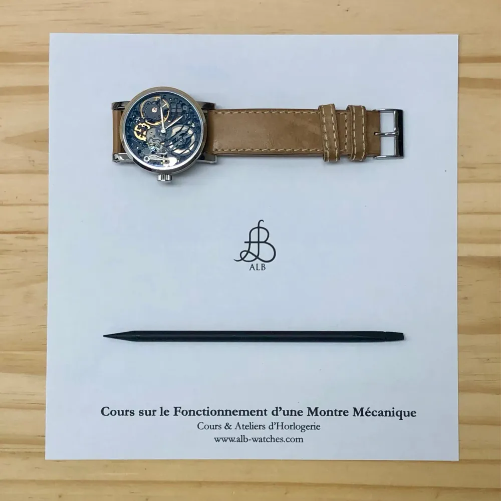 Cours d'Horlogerie en Visioconférence - Cours sur le Fonctionnement d'une Montre Mécanique Simple