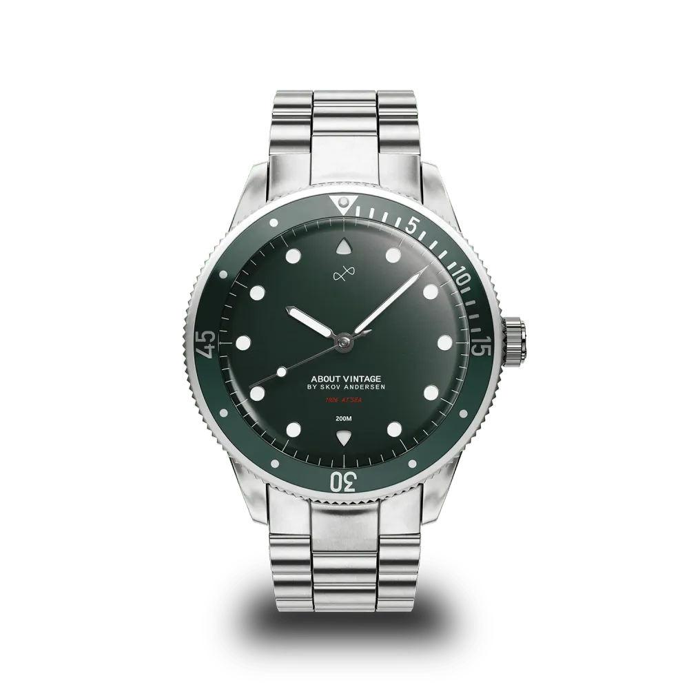 1926 At'sea, Steel / Green Sunray