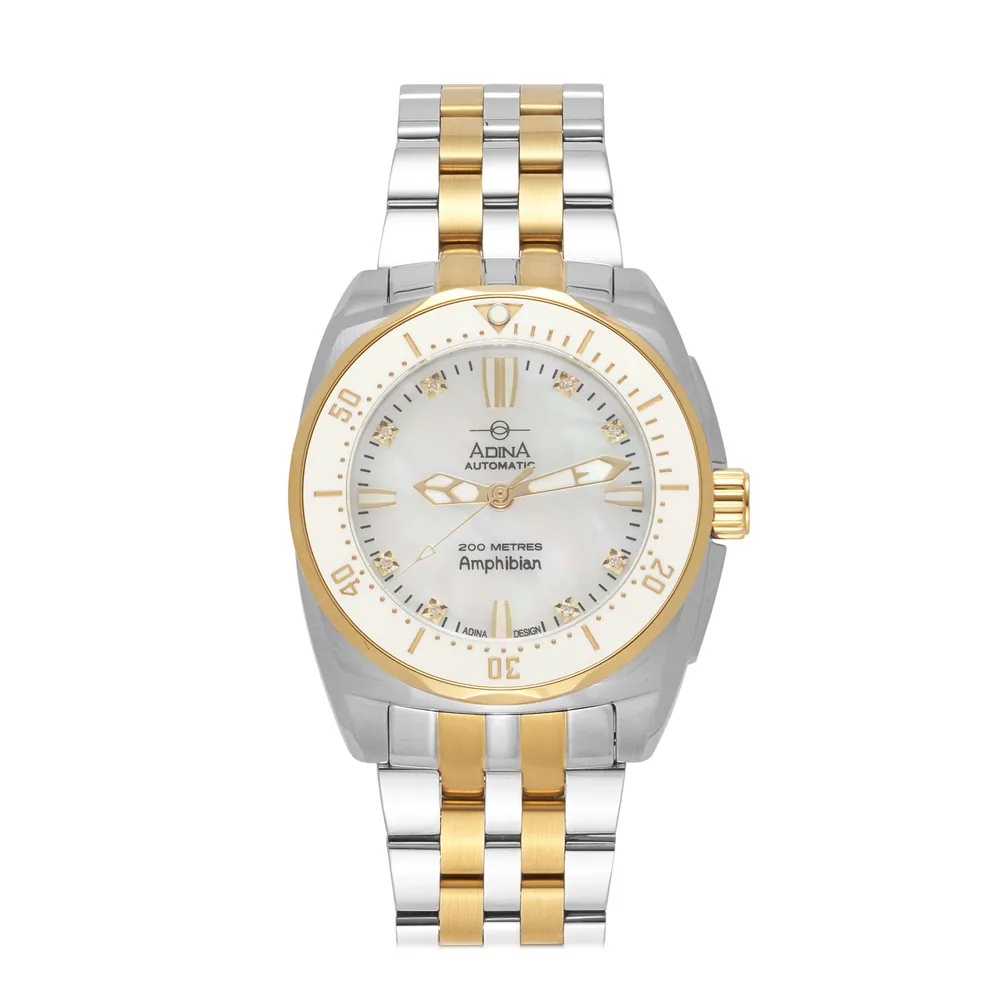 Adina Watches Automatic Amphibian Ladies Diamond Set* Dress Dive Watch CT111 T0XB, photo 1 of 4