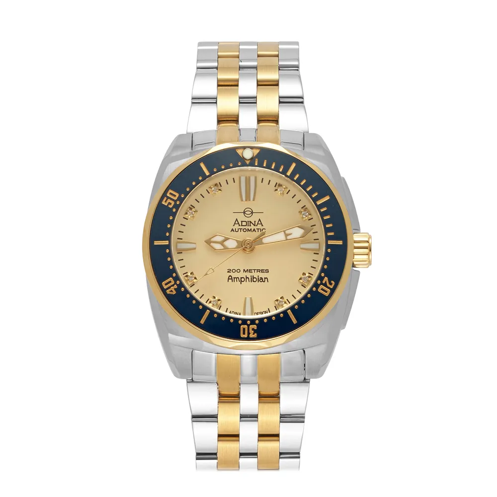 Adina Watches Automatic Amphibian Ladies Diamond Set* Dress Dive Watch CT111 T3XB, photo 1 of 4