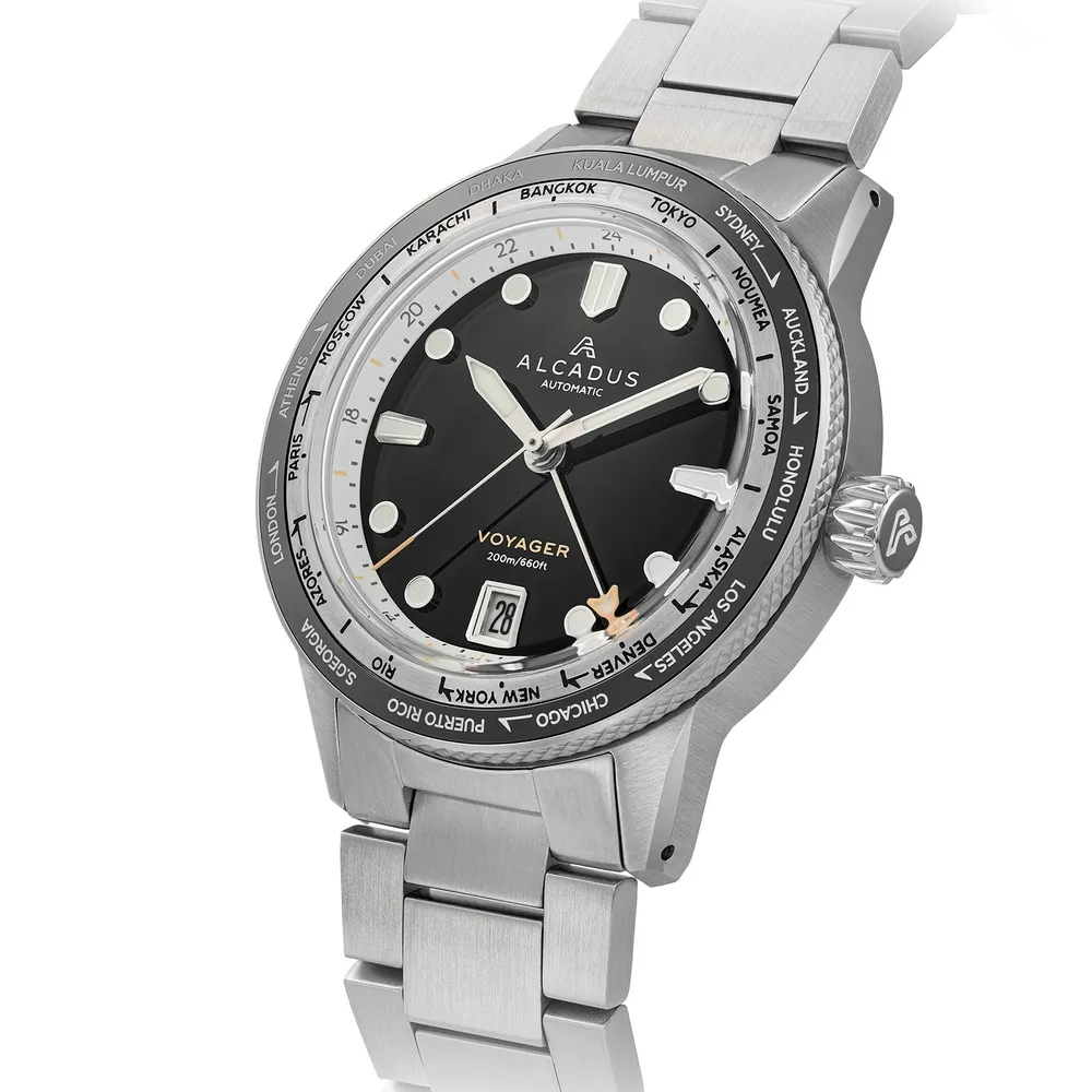 Voyager Worldtimer GMT – Jet Black