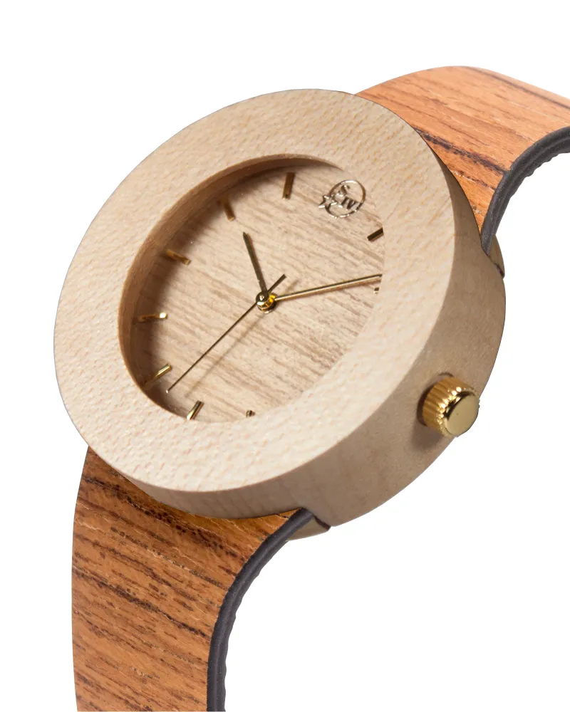 Maker's Mark Watch - Teak and Maple