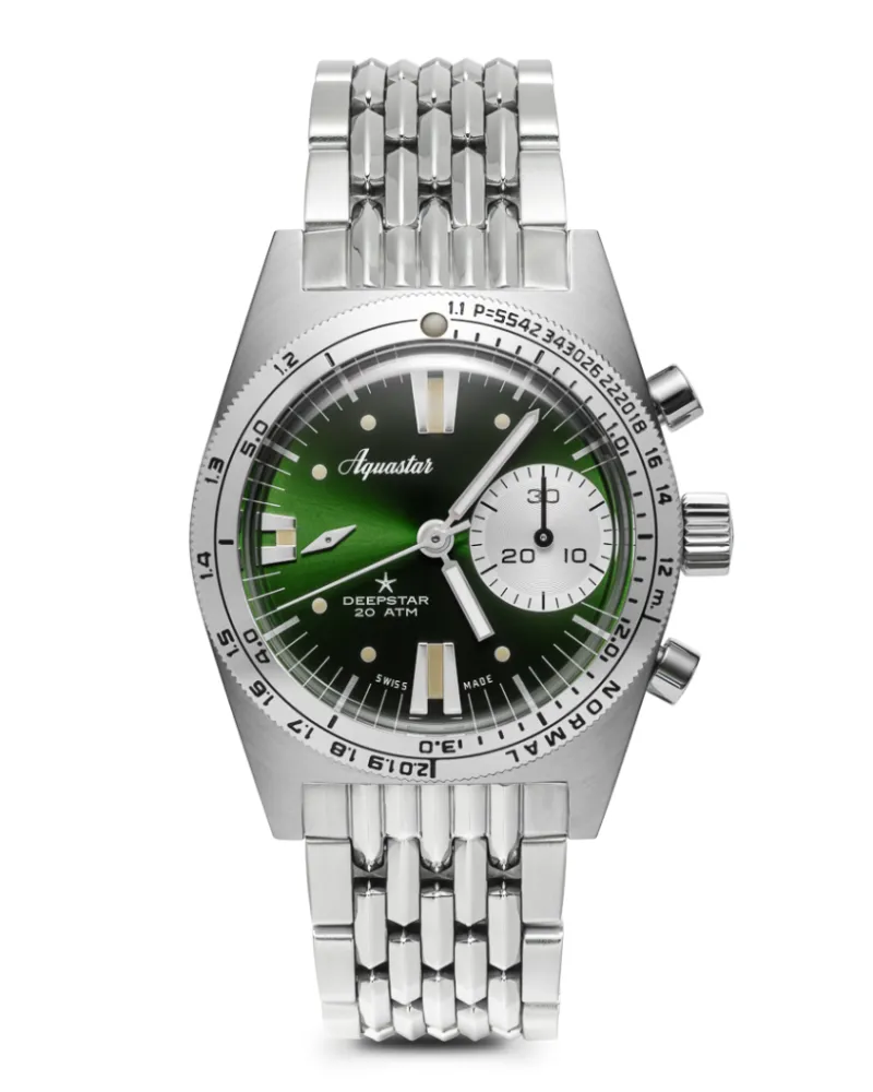 Aquastar Deepstar 39 mm Chronograph Greenwich