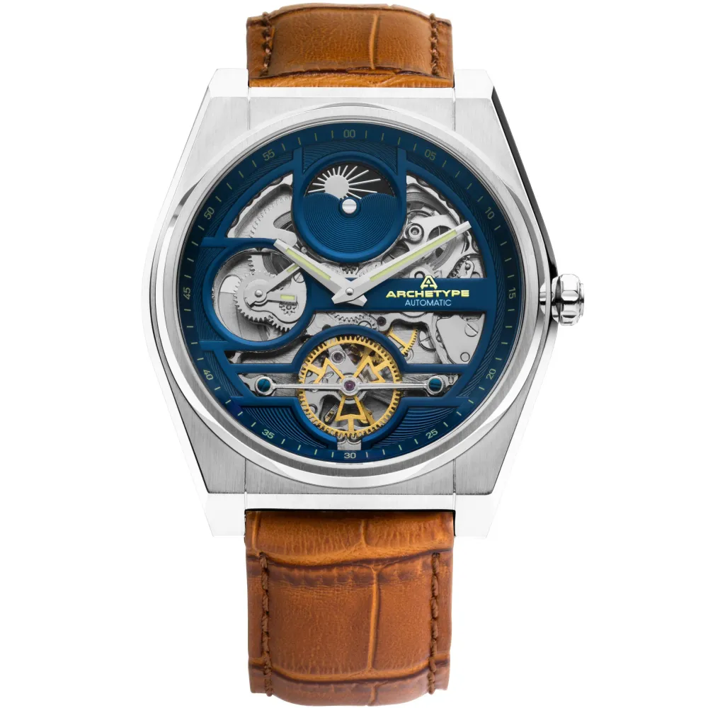 Rogue Automatic Silver Tan Navy